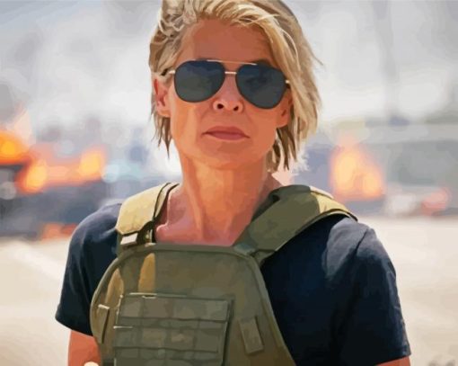 Sarah Connor Paint By Numbers