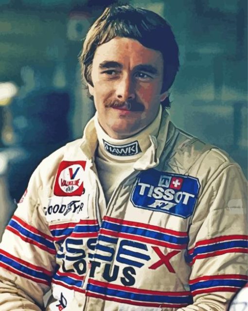 Young Nigel Mansell Paint By Numbers