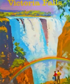 Aesthetic Victoria Falls Paint By Numbers