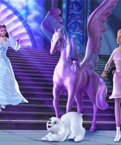 Barbie And The Magic Of Pegasus Annika And Brietta Paint By Numbers