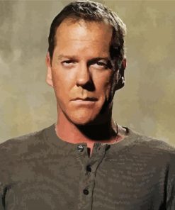 Kiefer Sutherland 24 Paint By Numbers