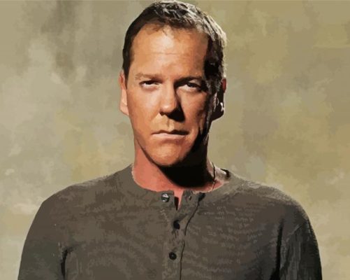 Kiefer Sutherland 24 Paint By Numbers