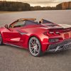 C8 Convertible Corvette Paint By Numbers