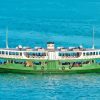 Green Ferry Hong Kong Paint By Numbers