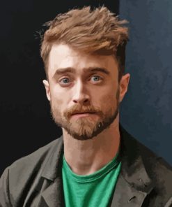 The Actor Daniel Radcliffe Paint By Numbers