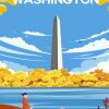 Washington Monument Poster Paint By Numbers