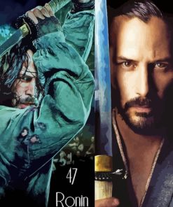 47 Ronin Keanu Reeves Actor Paint By Numbers