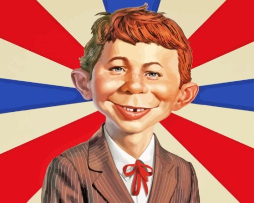 Alfred E Neuman Mad Paint By Numbers