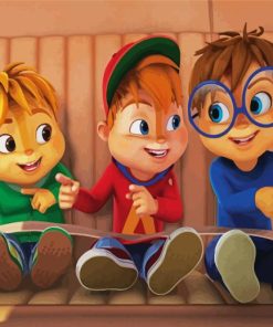 Alvin And The Chipmunks Animation Paint By Numbers