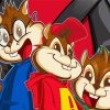 Alvin And The Chipmunks Paint By Numbers