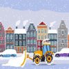 Amsterdam Snow Plow Paint By Numbers