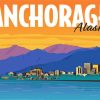 Anchorage Usa Poster Paint By Numbers