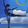 Ballerina In Moonlight On The Beach Paint By Numbers