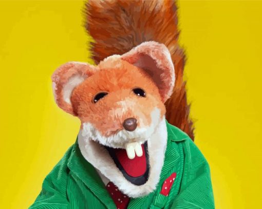 Basil Brush Paint By Numbers