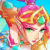 Battle Queen Janna Paint By Numbers