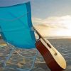 Beach Chair And Guitar Paint By Numbers