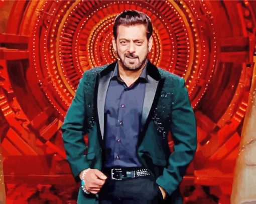 Bigg Boss Salman Khan Paint By Numbers