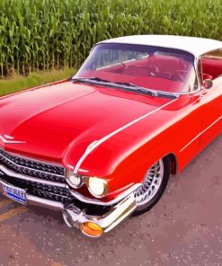 Cadillac 1959 Biarritz Convertible Paint By Numbers