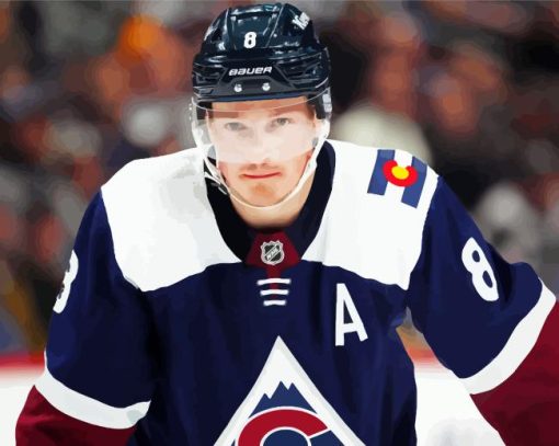 Cale Makar Player Paint By Numbers