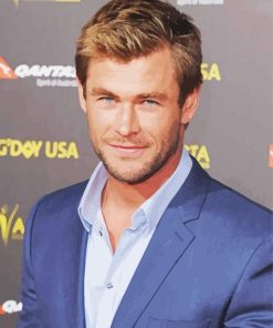 Chris Hemsworth Paint By Numbers