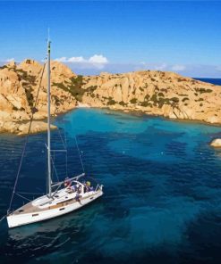 Cruising In Sardinia Sea Paint By Numbers
