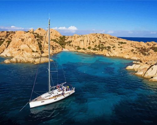 Cruising In Sardinia Sea Paint By Numbers