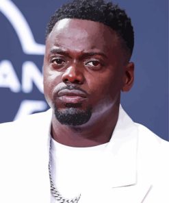 Daniel Kaluuya In White Suit Paint By Numbers