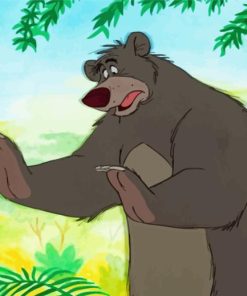 Disney Baloo Jungle Book Paint By Numbers