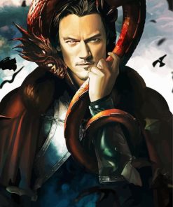 Dracula Untold Character Art Paint By Numbers