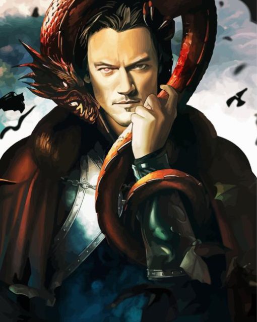 Dracula Untold Character Art Paint By Numbers