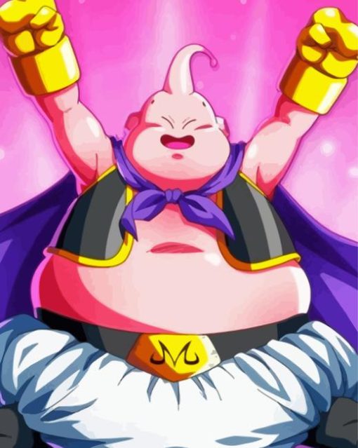 Dragon Ball Majin Paint By Numbers