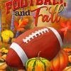 Fall And Football Paint By Numbers