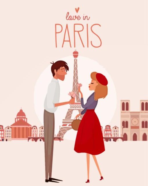 France Paris Lovers Paint By Numbers