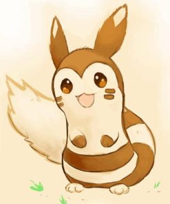 Furret Species Art Paint By Numbers