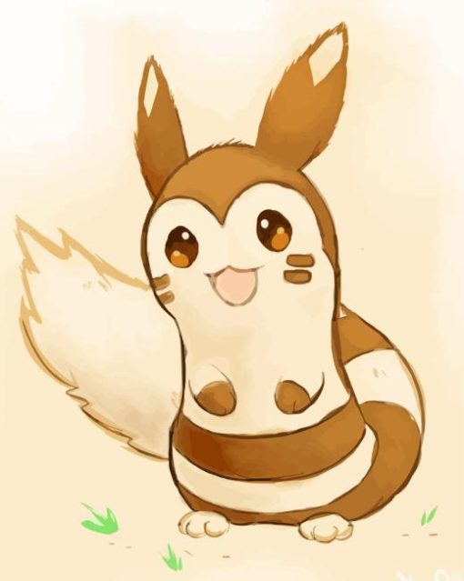 Furret Species Art Paint By Numbers