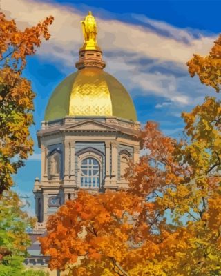 Golden Dome Paint By Numbers