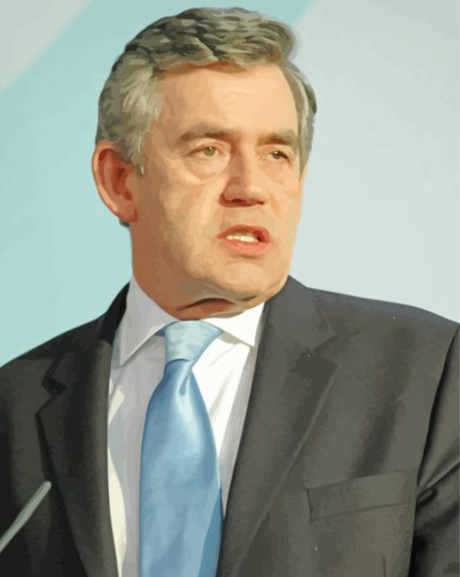 Gordon Brown Paint By Numbers