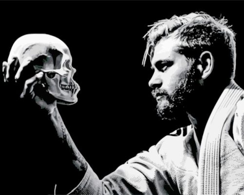 Gordon Ryan Holding Skull Paint By Numbers