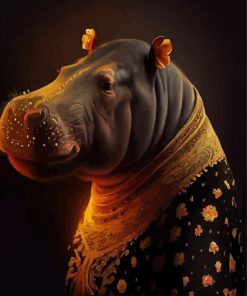 Hippo Baroque Paint By Numbers