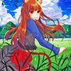 Holo Anime Wolf Girl Paint By Numbers