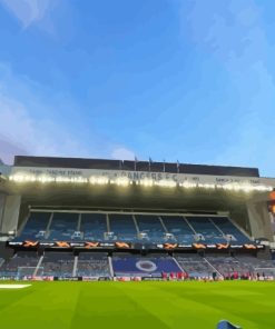 Ibrox Stadium Glasgow Scotland Paint By Numbers