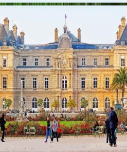 Jardin Du Luxembourg In France Paint By Numbers