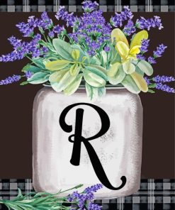 Letter R Paint By Numbers