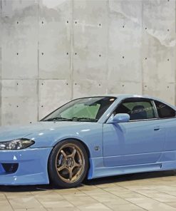 Light Blue Nissan S15 Car Paint By Numbers