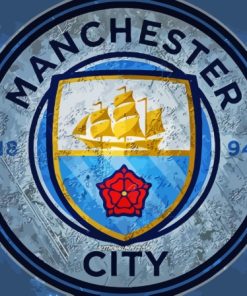Manchester City FC Logo Art Paint By Numbers