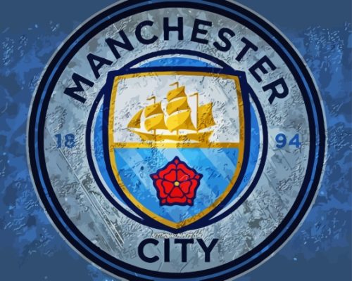 Manchester City FC Logo Art Paint By Numbers