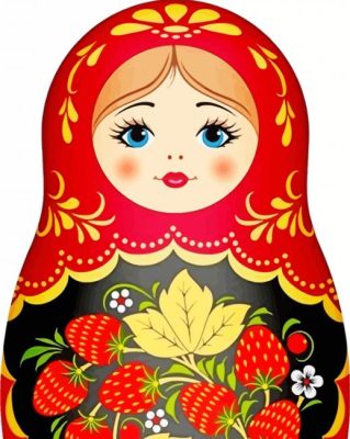 Matryoshka Doll Paint By Numbers