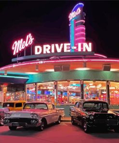 Mels Drive In San Francisco Paint By Numbers