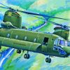 Military Chinook Art Paint By Numbers
