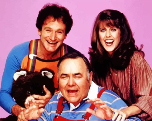 Mork And Mindy And Mearth Paint By Numbers